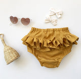 Linen Ruffle Bloomers - 8 colours