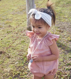 Blush Linen Romper or swing top