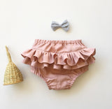 Linen Ruffle Bloomers - 8 colours