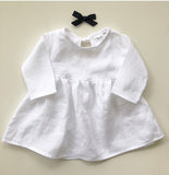 Linen keyhole dress - 8 colours