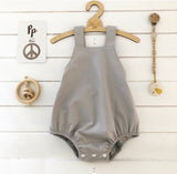 Unisex linen romper