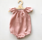 Blush Linen Romper or swing top