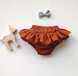 Linen Ruffle Bloomers - 8 colours