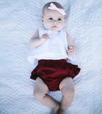 Cranberry Bloomer Pinafore Set