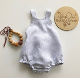 Unisex linen romper