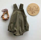 Unisex linen romper
