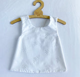 Blush Linen Pinafore Set