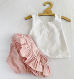 Dusty Pink Pinafore Set