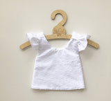 Blush Linen Pinafore Set