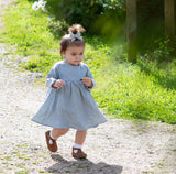 Linen keyhole dress - 8 colours
