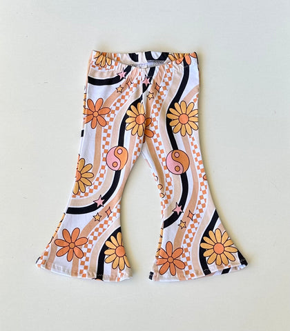 Yin Yang Cotton Flares