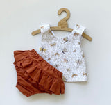 Butterfly Pinafore Set- Choice of Bloomers